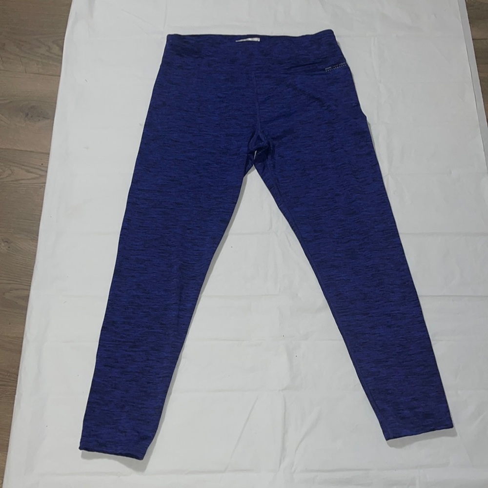 Women’s Blue Space-Dye Track Joggers